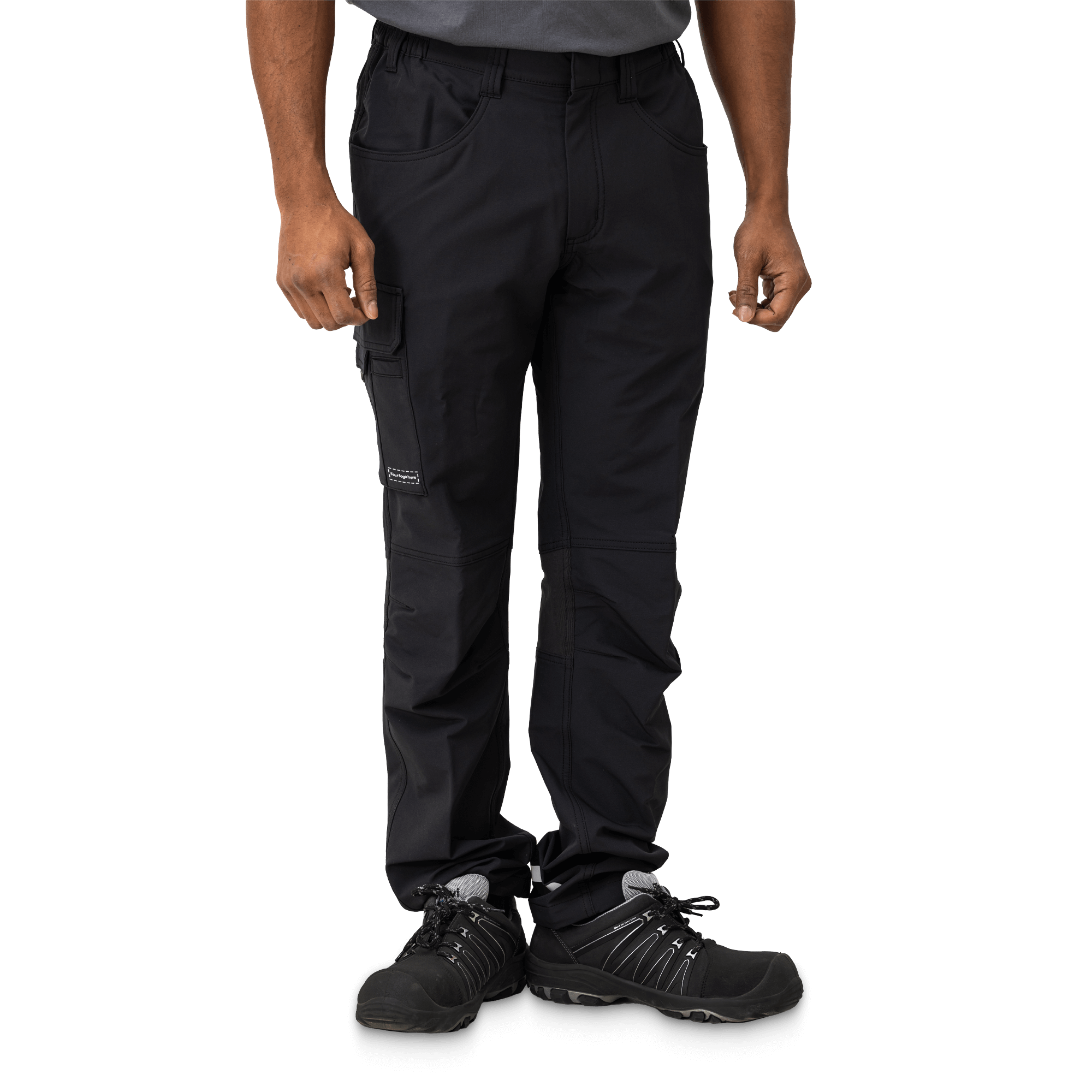 work pants with pocket front