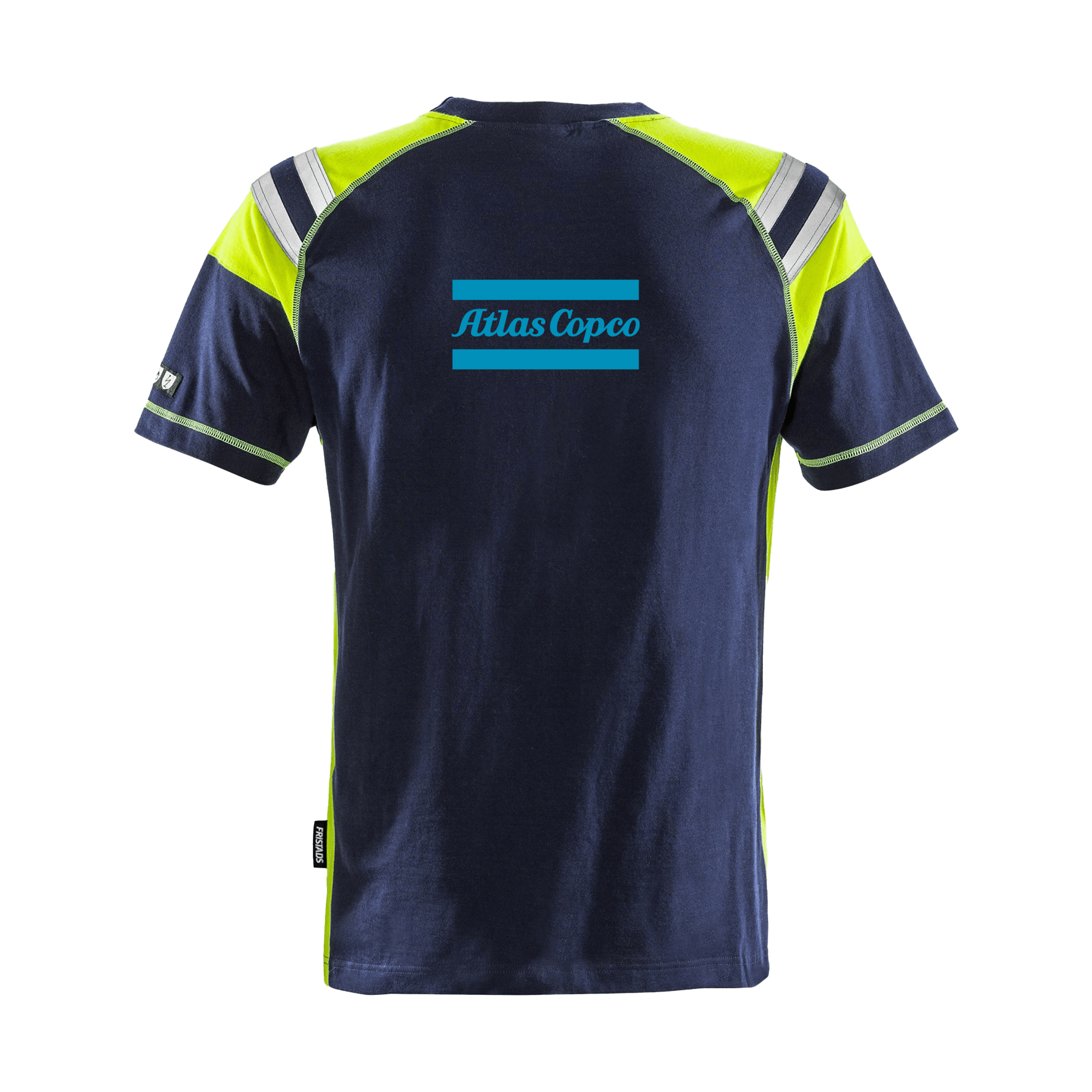 blue tshirt with reflective details