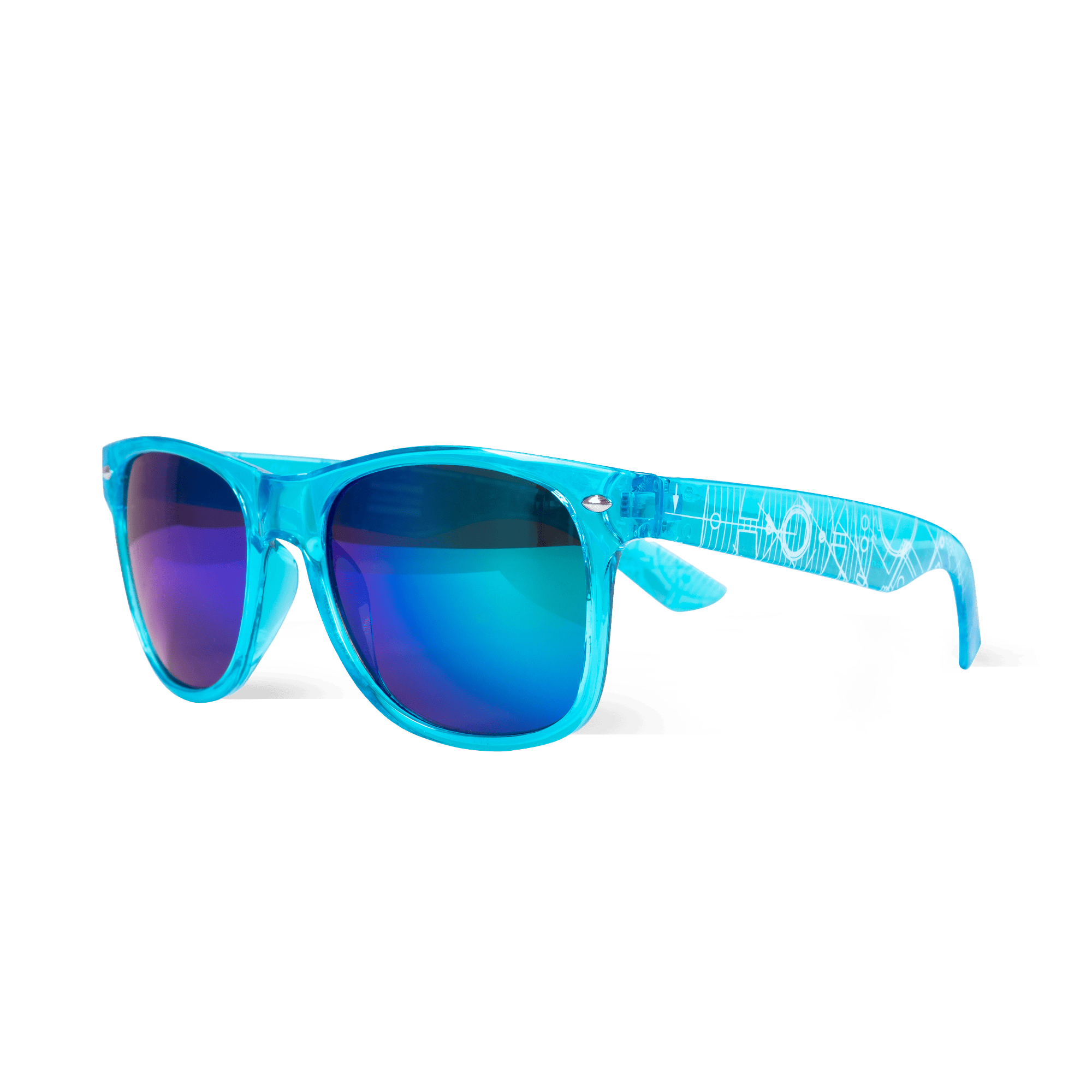blue sunglasses
