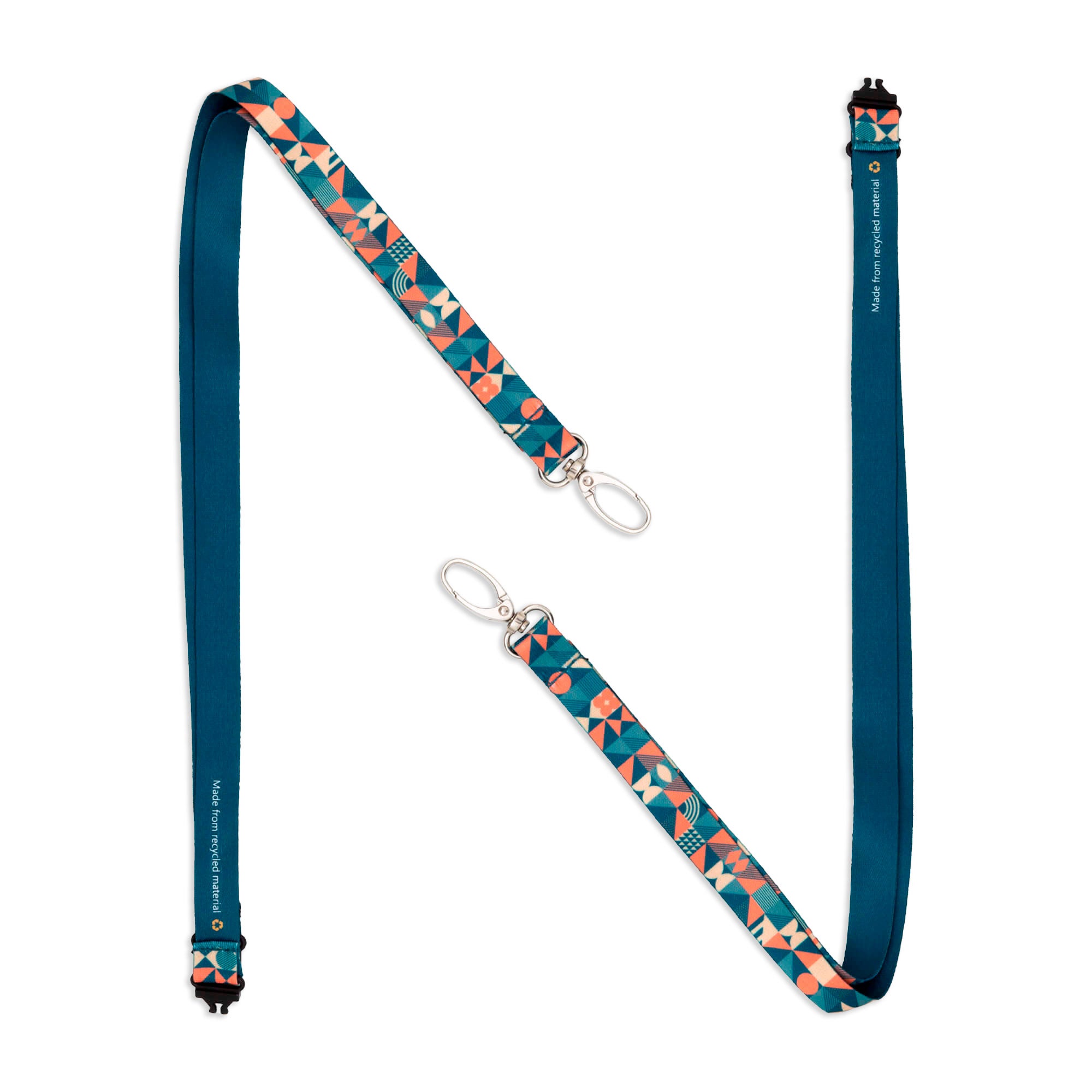 patterned lanyard with group logo
