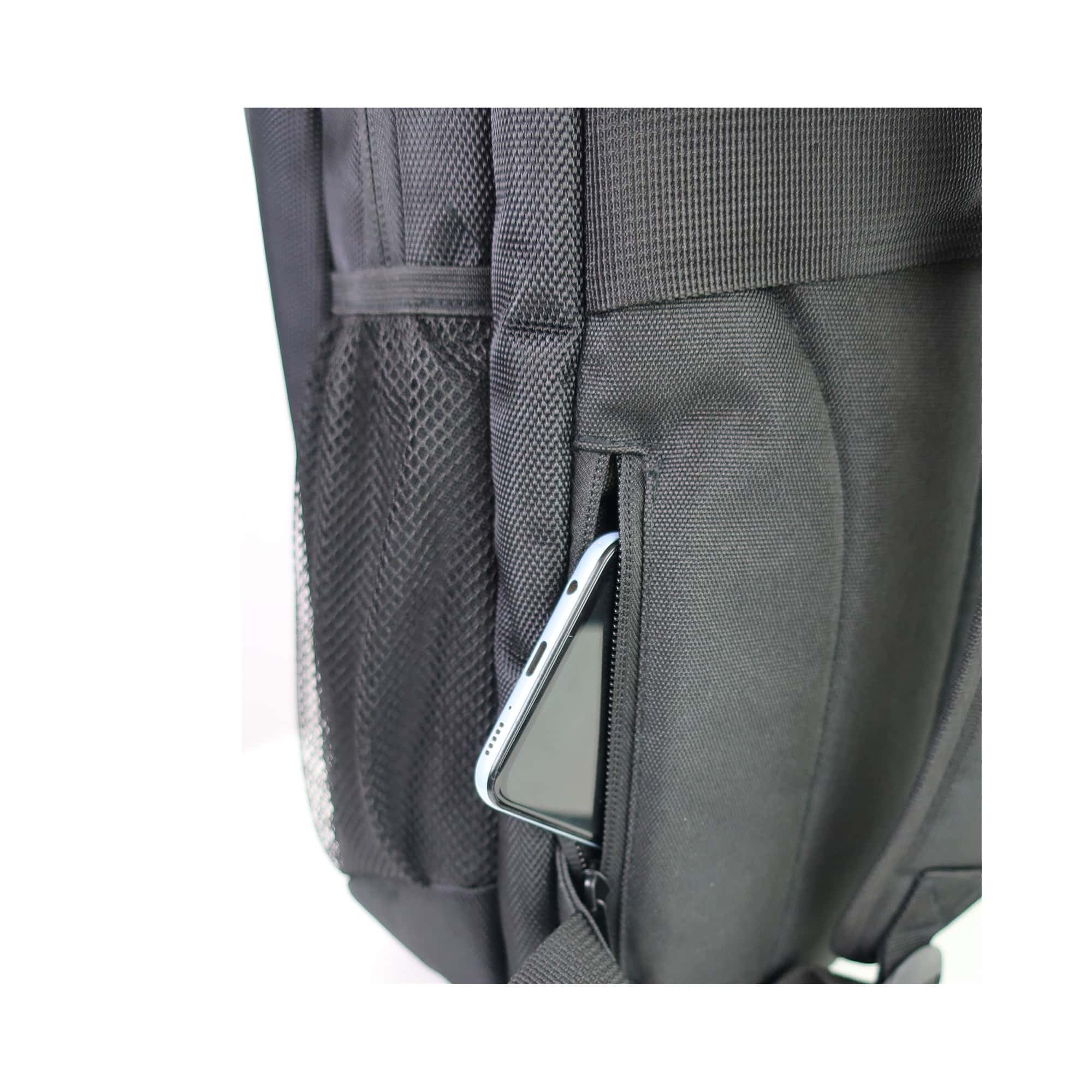 backpack mobile sidepocket