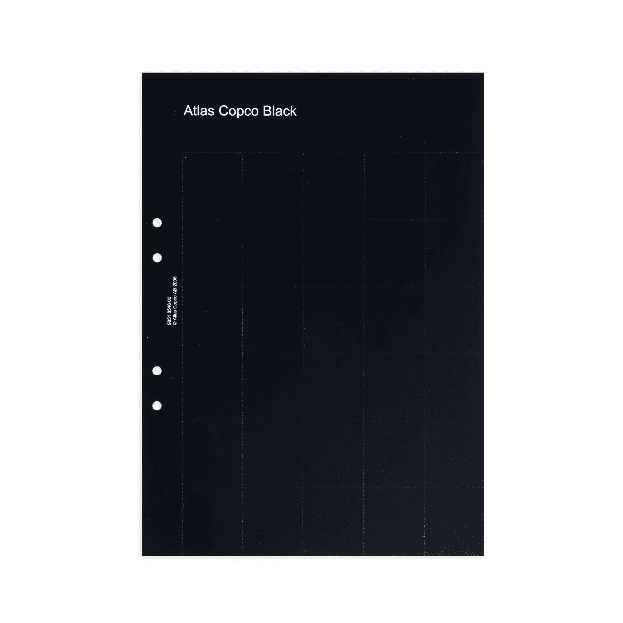 black color sample atlas copco case