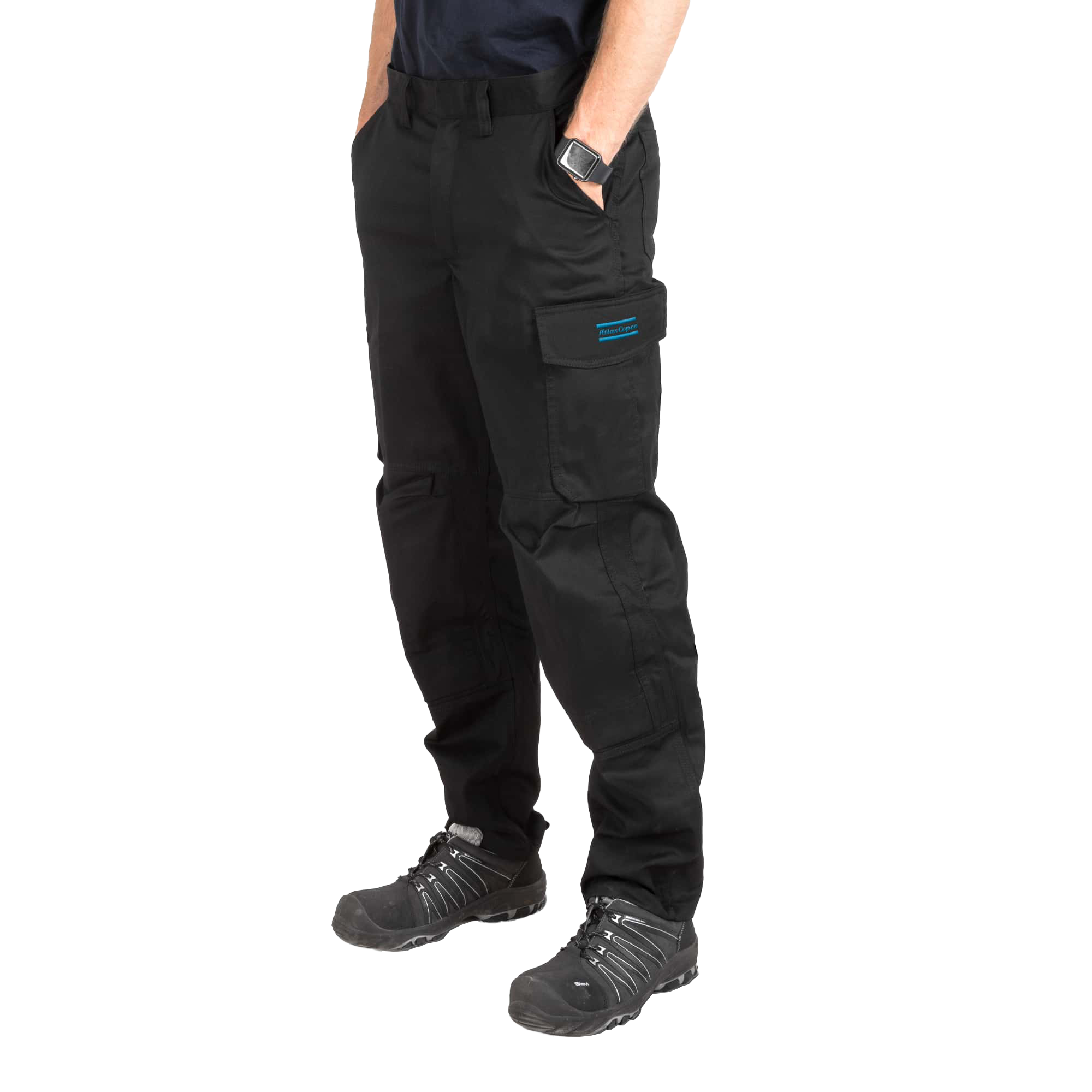 black heavy work pants