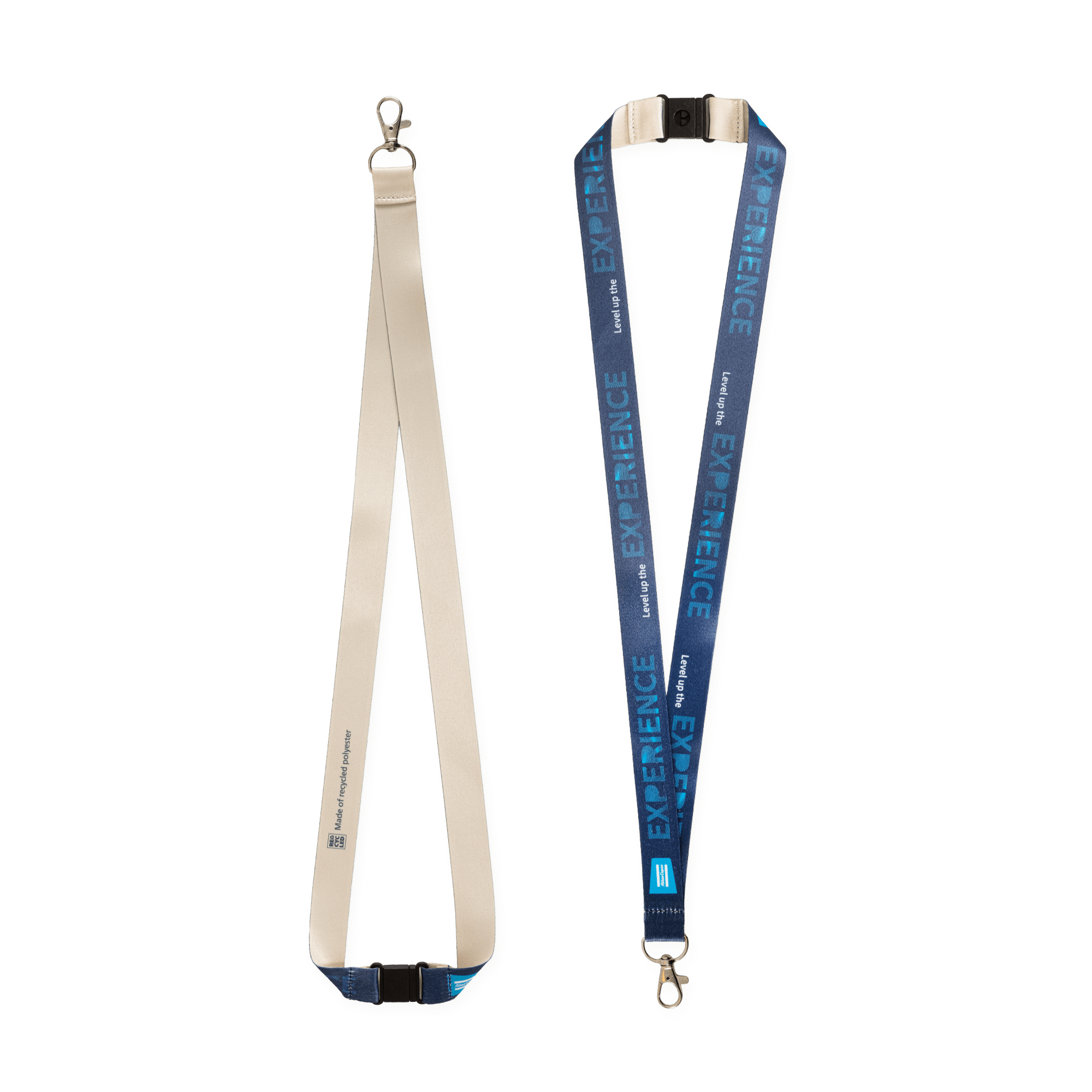 atlas copco lanyard with pattern and logo