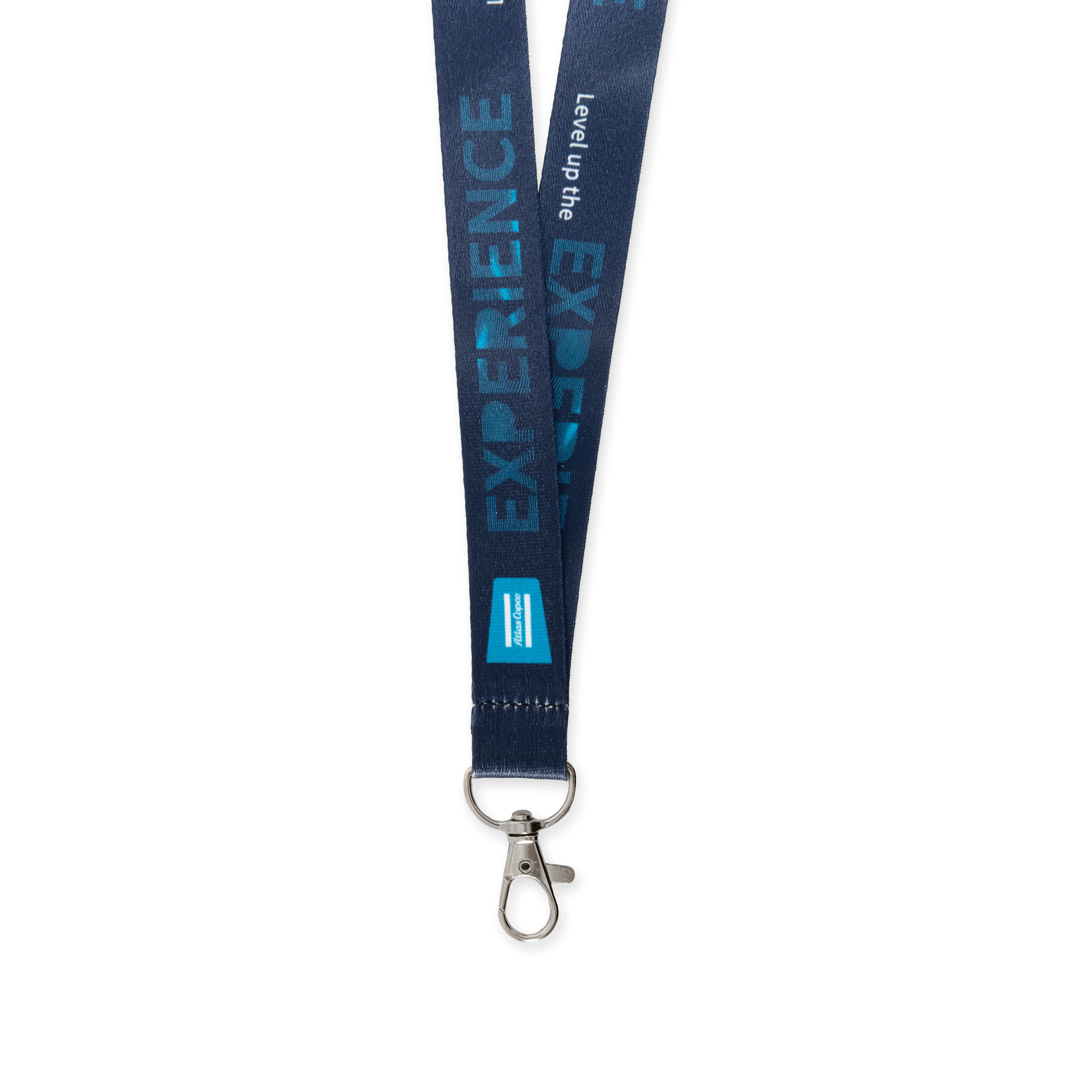 atlas copco lanyard with pattern and logo