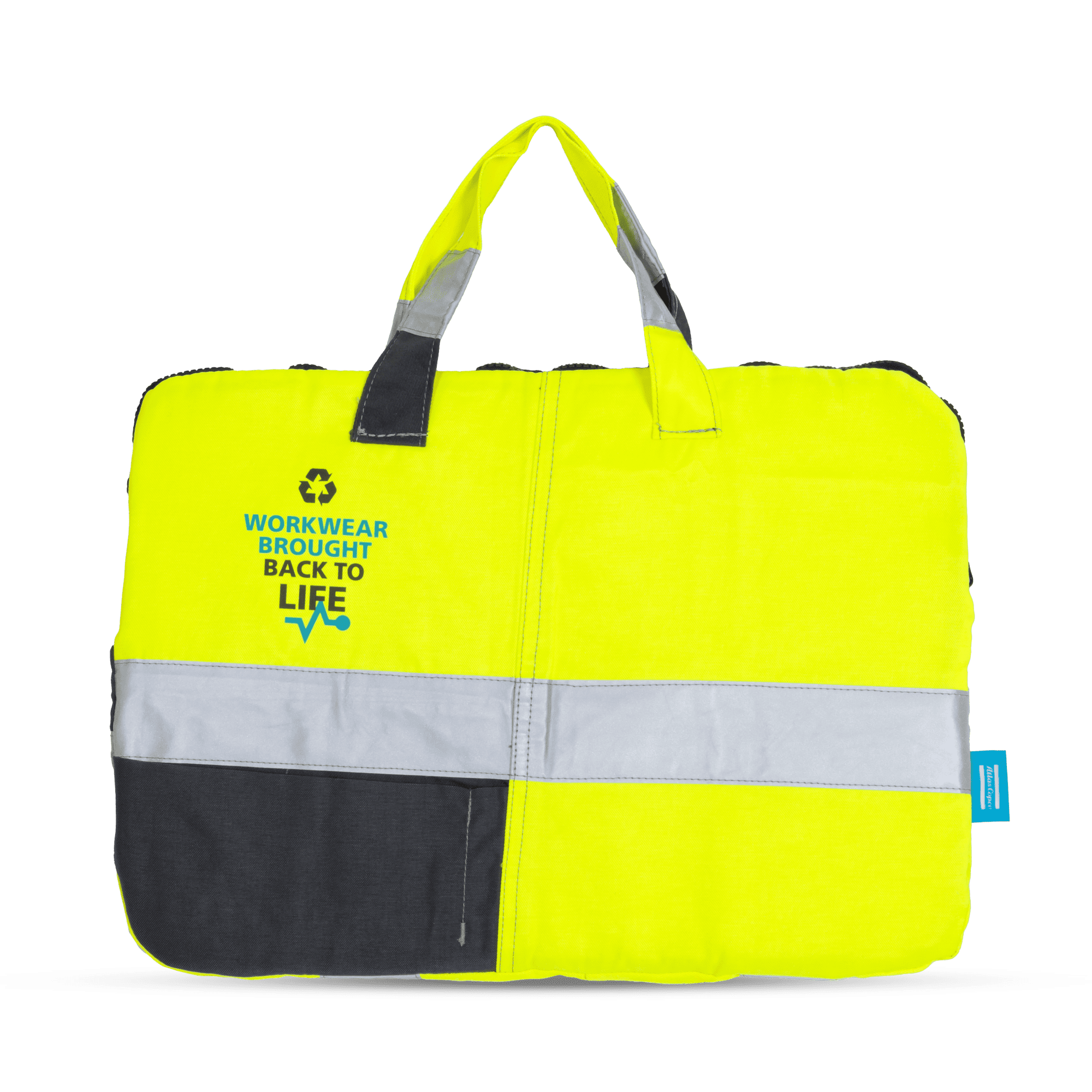 high vis recycled laptop bag