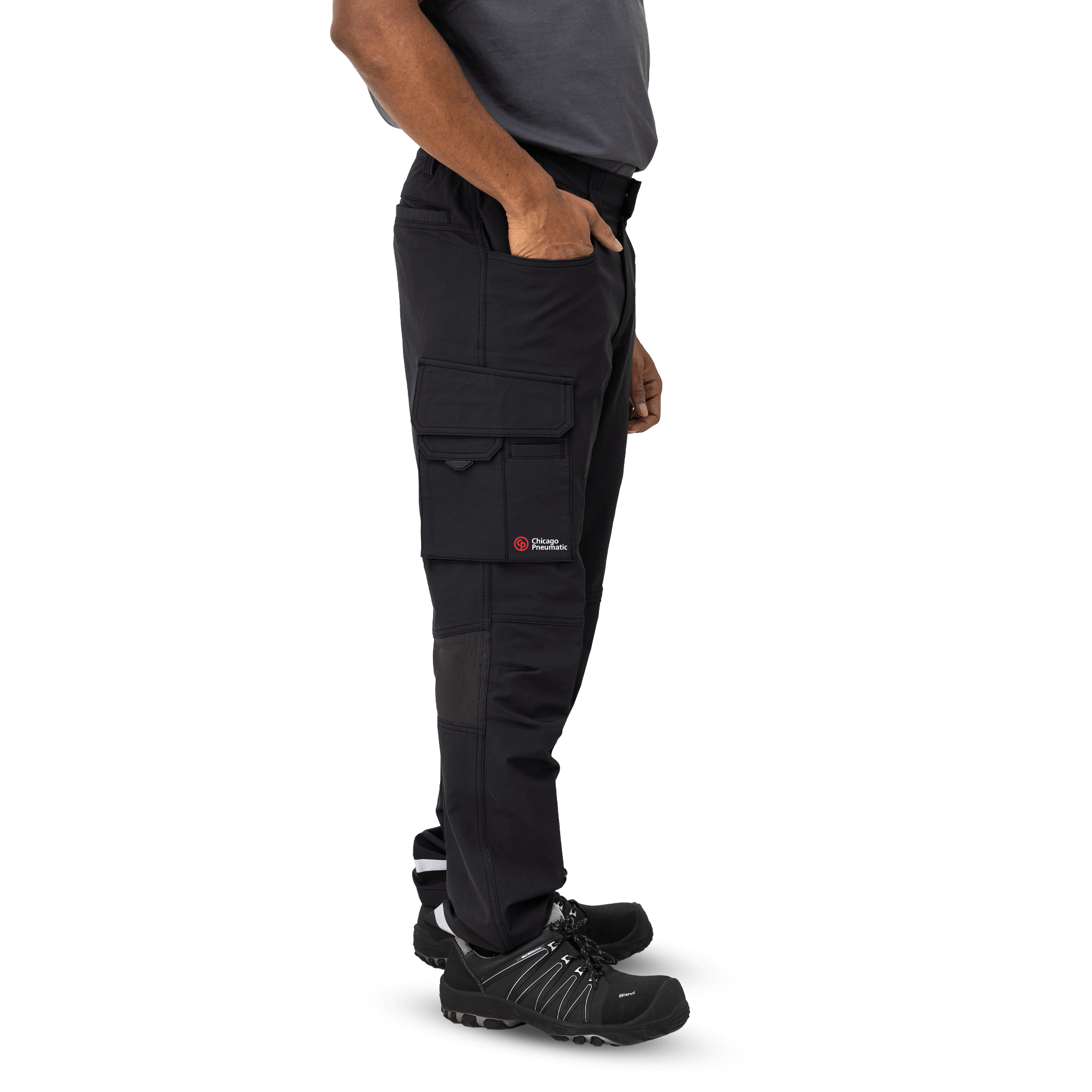 work pants with pocket from side