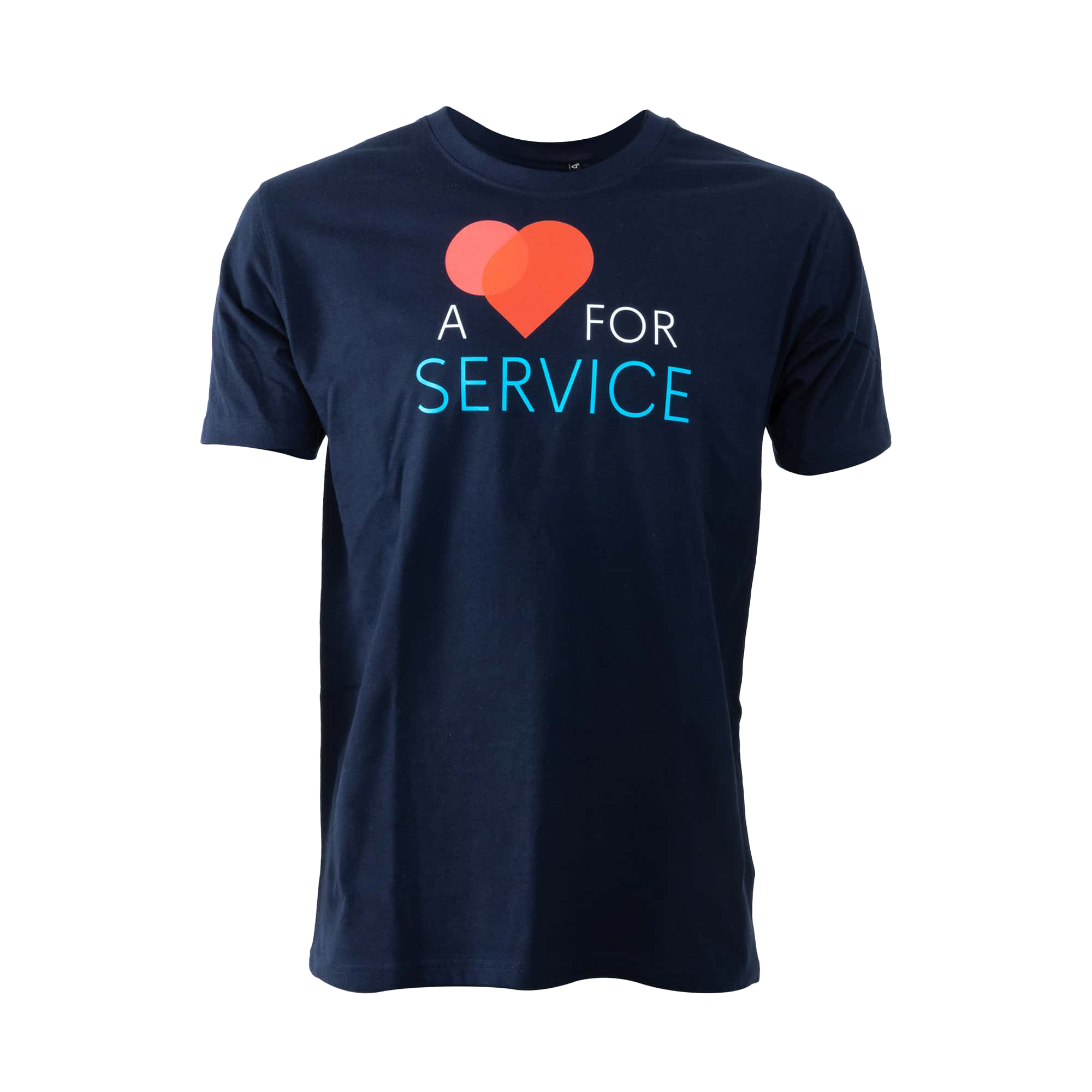 a heart for service navy tshirt