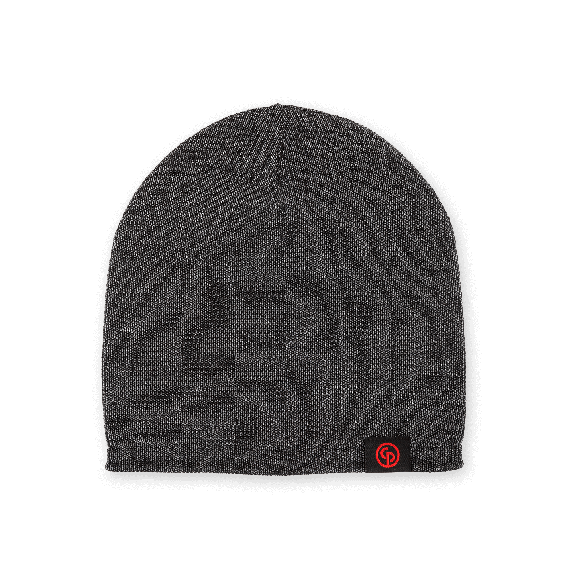 black knitted hat 